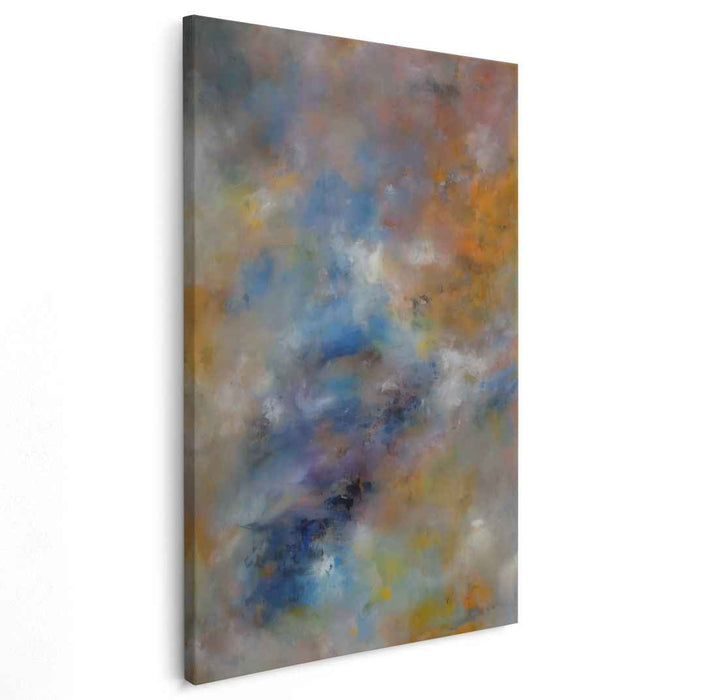 Color Dance of Emotions: Abstract Expressionist Color Symphony Canvas Art Print