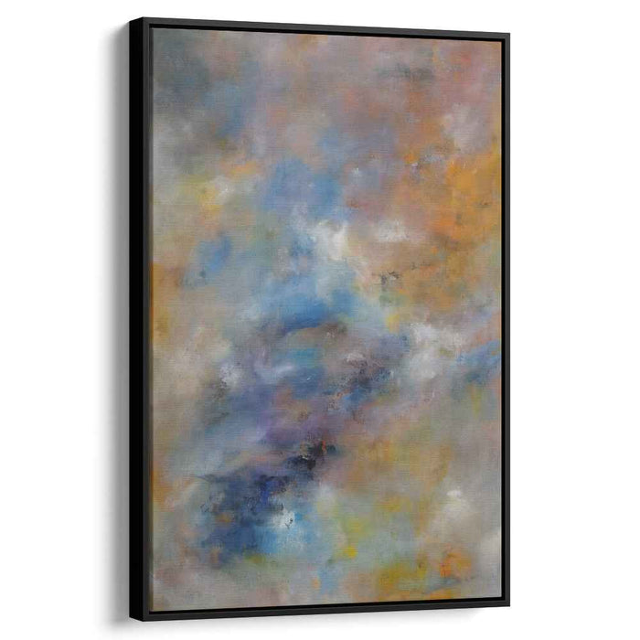 Color Dance of Emotions: Abstract Expressionist Color Symphony Canvas Art Print