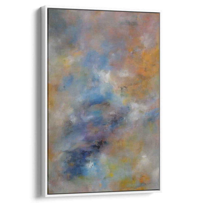 Color Dance of Emotions: Abstract Expressionist Color Symphony Canvas Art Print