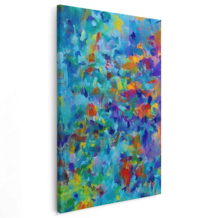Oscillating Emotions: Abstract Expressionist Canvas Art Print
