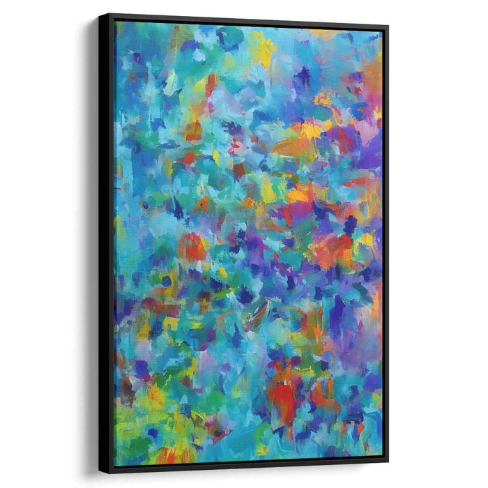 Oscillating Emotions: Abstract Expressionist Canvas Art Print