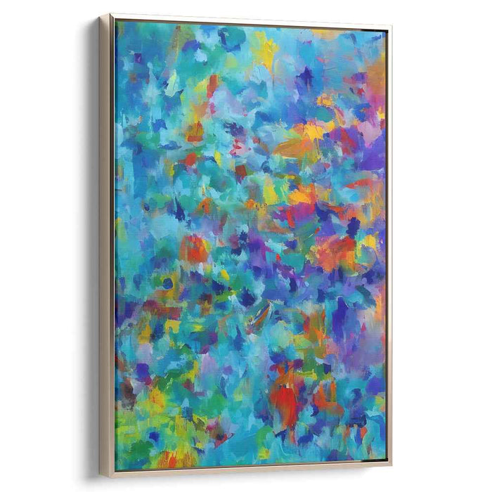 Oscillating Emotions: Abstract Expressionist Canvas Art Print