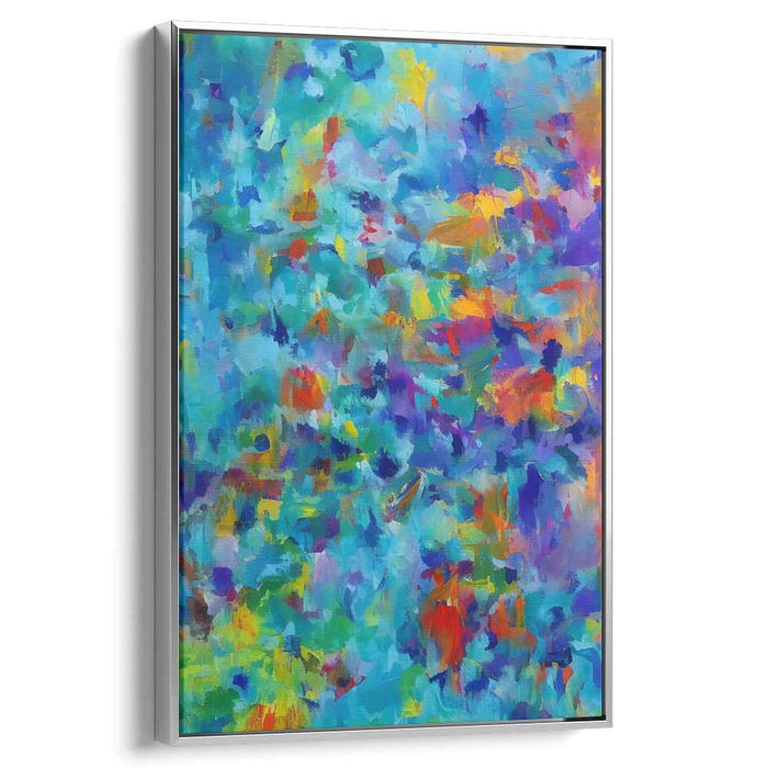 Oscillating Emotions: Abstract Expressionist Canvas Art Print