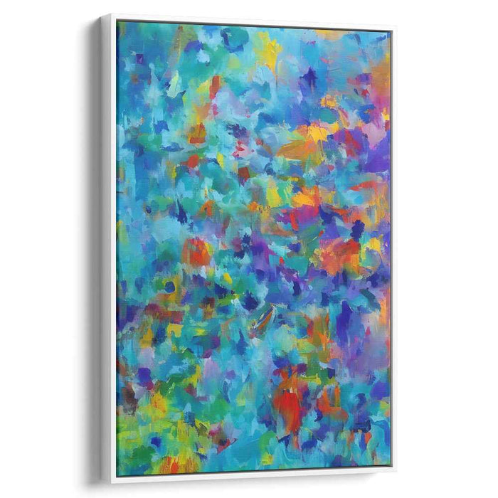 Oscillating Emotions: Abstract Expressionist Canvas Art Print