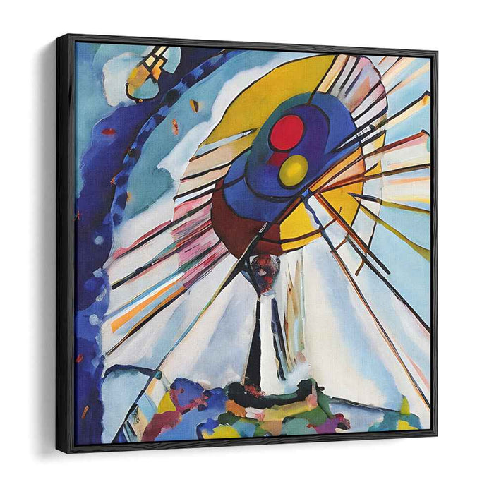 Colorful Harmony Melody: Dynamic Colorful Canvas Art Print