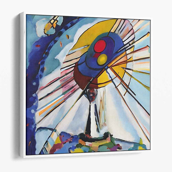 Colorful Harmony Melody: Dynamic Colorful Canvas Art Print