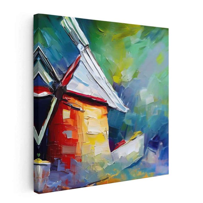 Spectrum of Emotion: Abstract Expressionist Canvas Art Print