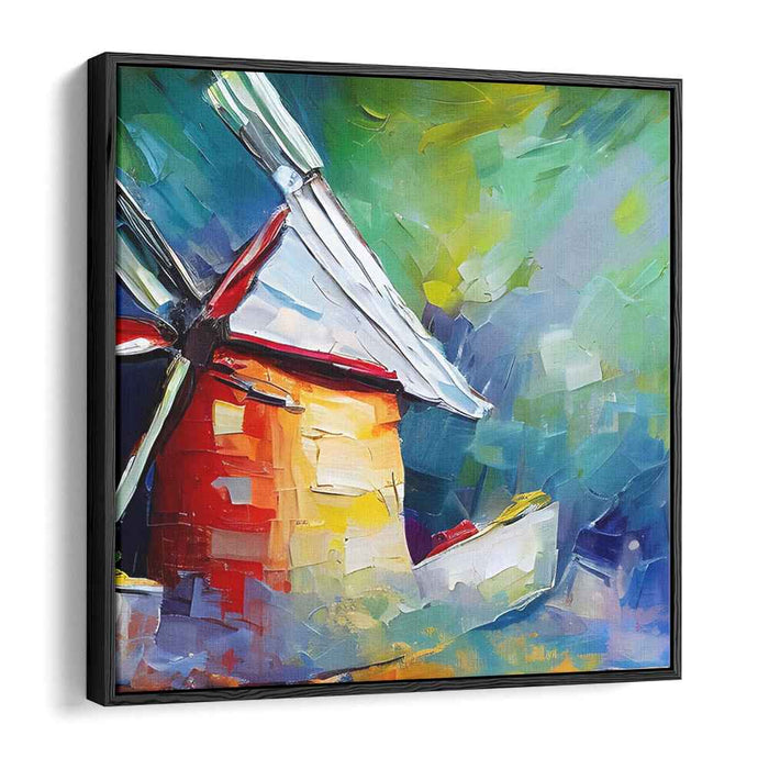 Spectrum of Emotion: Abstract Expressionist Canvas Art Print