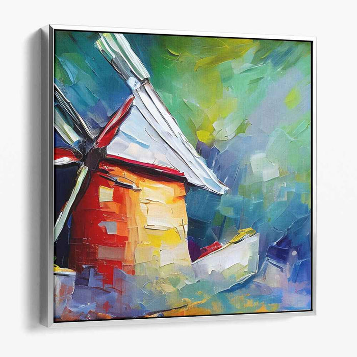 Spectrum of Emotion: Abstract Expressionist Canvas Art Print