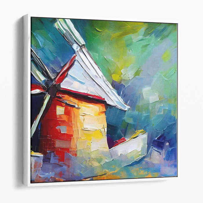 Spectrum of Emotion: Abstract Expressionist Canvas Art Print