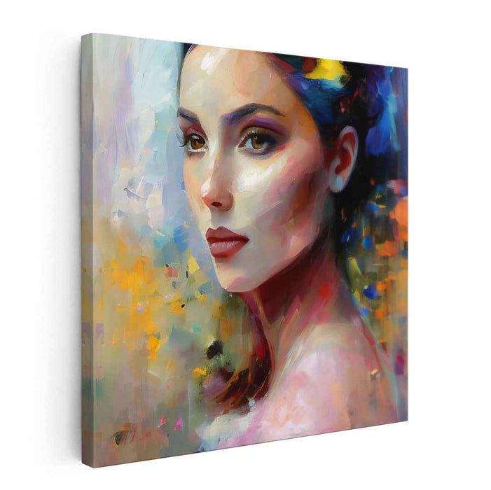 Chromatic Expressions Collide: Contemporary Realist Portrait in Vibrant Hues