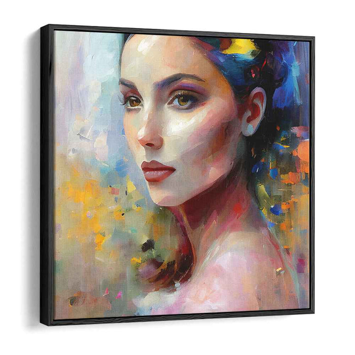 Chromatic Expressions Collide: Contemporary Realist Portrait in Vibrant Hues