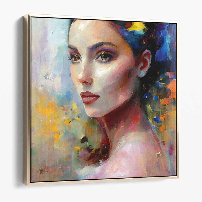Chromatic Expressions Collide: Contemporary Realist Portrait in Vibrant Hues
