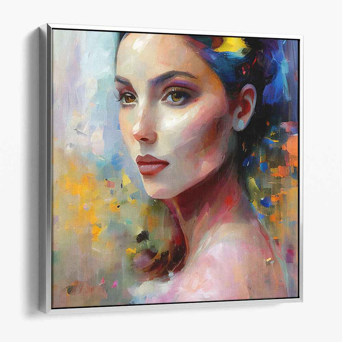 Chromatic Expressions Collide: Contemporary Realist Portrait in Vibrant Hues