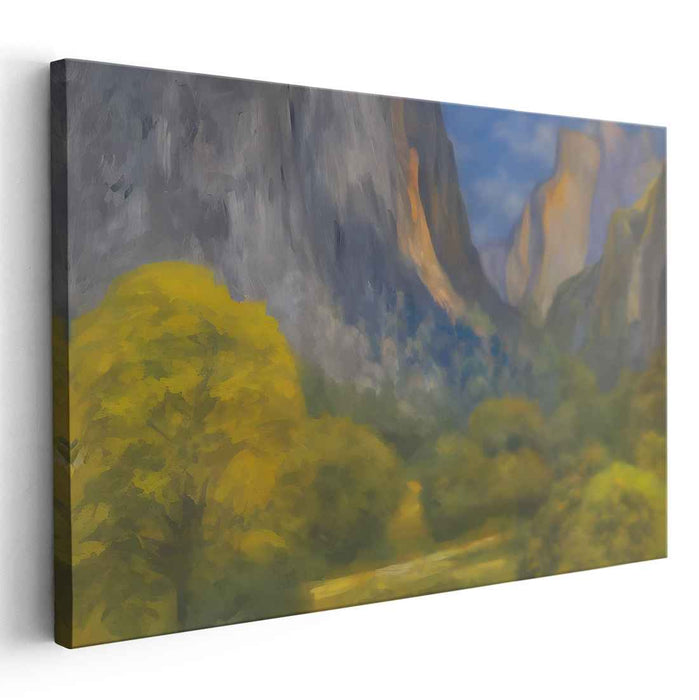 Luminary Earthscape: Luminous Landscape Canvas Art