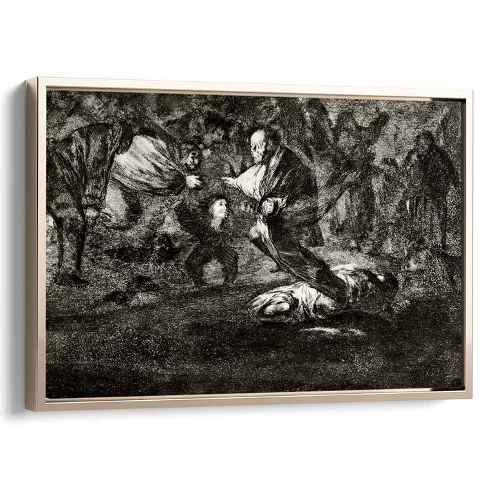 Absurdity funeral (1823) by Francisco Goya