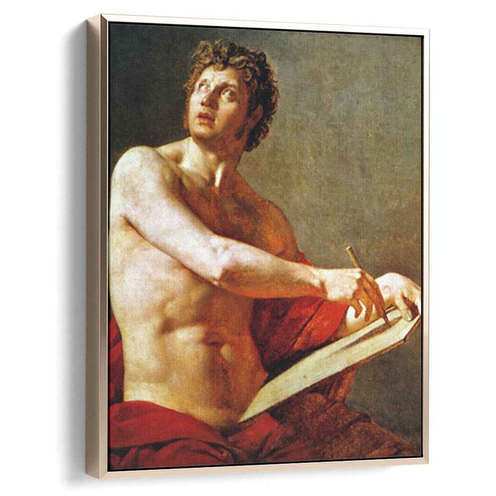 Academic Study of a Male Torse (1801) by Jean Auguste Dominique Ingres