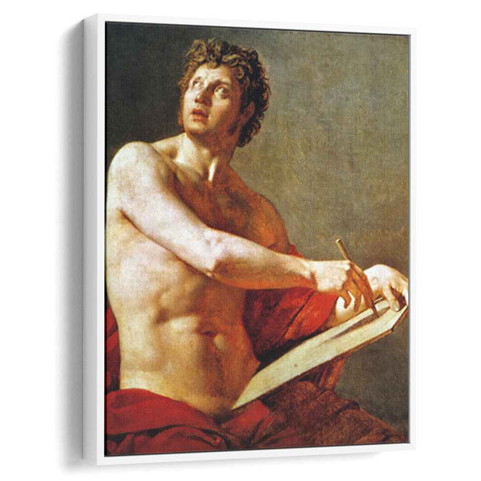 Academic Study of a Male Torse (1801) by Jean Auguste Dominique Ingres