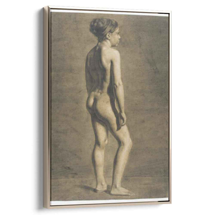 Academy of young woman (1838) by Eugene Delacroix