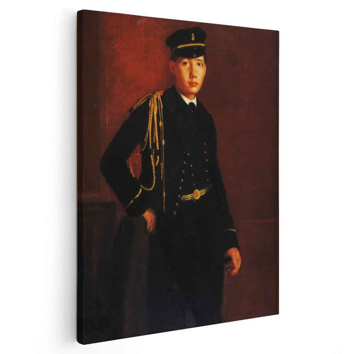 Achille de Gas as a Naval Cadet (detail) (1857) by Edgar Degas