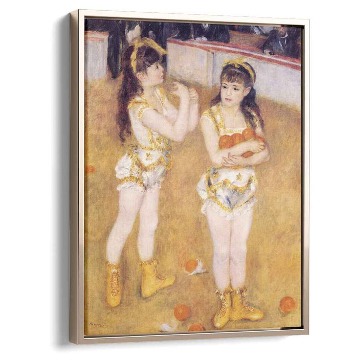 Acrobats at the Cirque Fernando (Francisca and Angelina Wartenberg) (1879) by Pierre-Auguste Renoir
