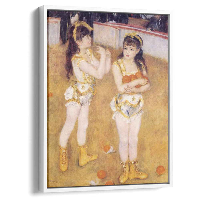 Acrobats at the Cirque Fernando (Francisca and Angelina Wartenberg) (1879) by Pierre-Auguste Renoir