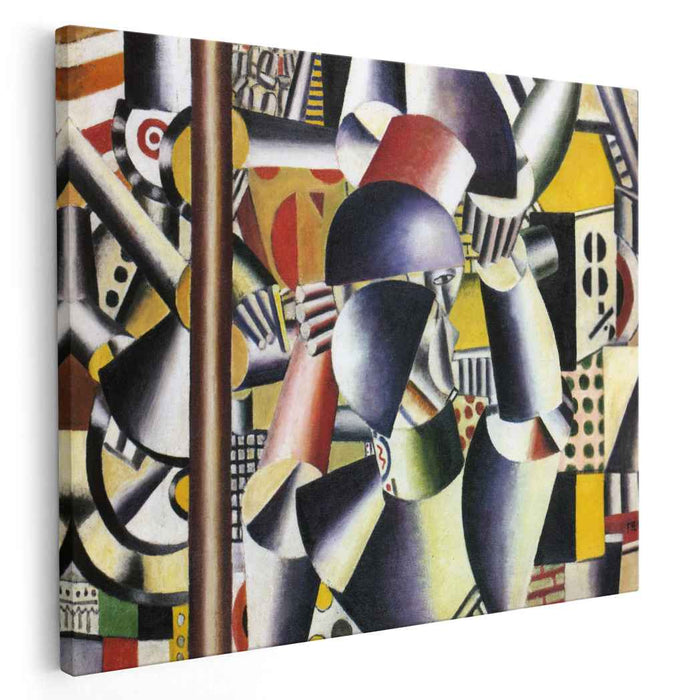 Acrobats in the circus (1918) by Fernand Leger