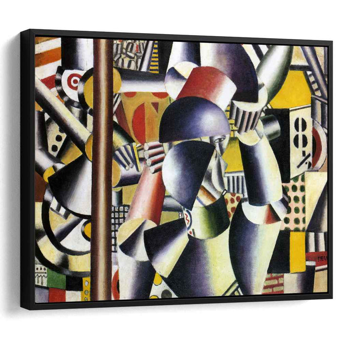 Acrobats in the circus (1918) by Fernand Leger