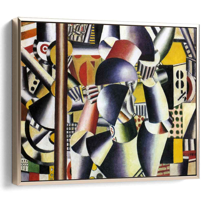 Acrobats in the circus (1918) by Fernand Leger