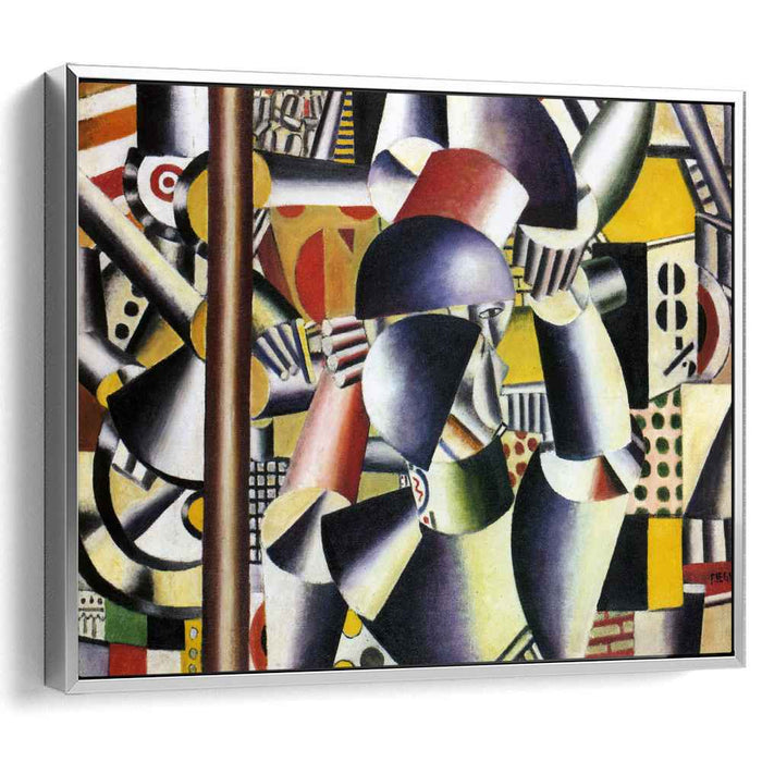 Acrobats in the circus (1918) by Fernand Leger