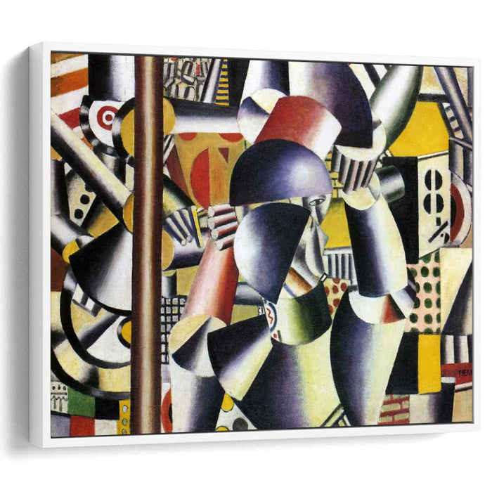 Acrobats in the circus (1918) by Fernand Leger