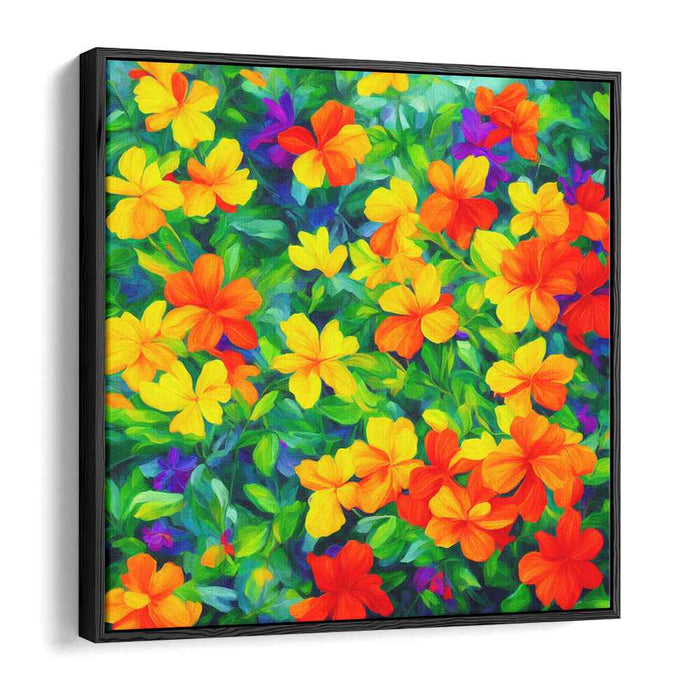 Whispers Of Eden's Song: Lush Garden Symphony Canvas Art