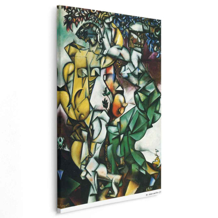 Adam and Eve (1912) by Marc Chagall