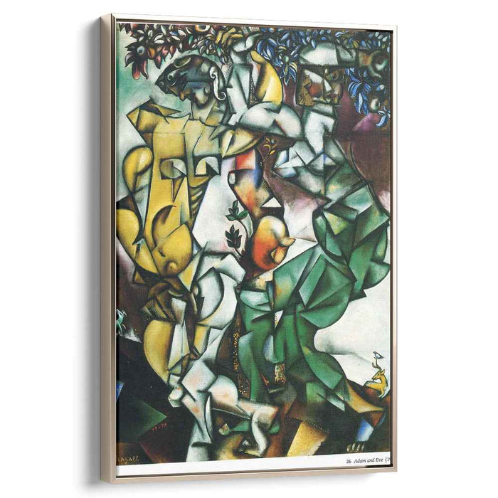Adam and Eve (1912) by Marc Chagall