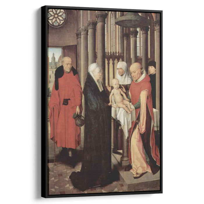 Adoration of the Magi: Right wing of triptych, depicting the Presentation in the Temple, c.1470-72 (oil on panel) by Hans Memling