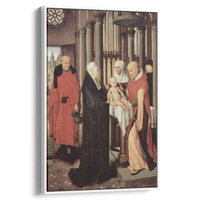 Adoration of the Magi: Right wing of triptych, depicting the Presentation in the Temple, c.1470-72 (oil on panel) by Hans Memling