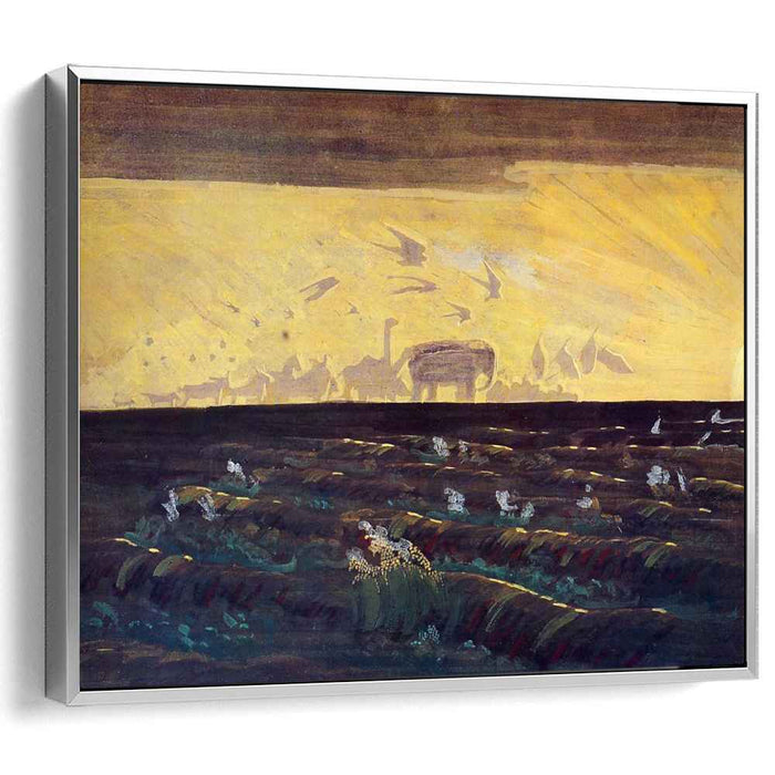 Adoration of the Sun (1909) by Mikalojus Konstantinas Ciurlionis