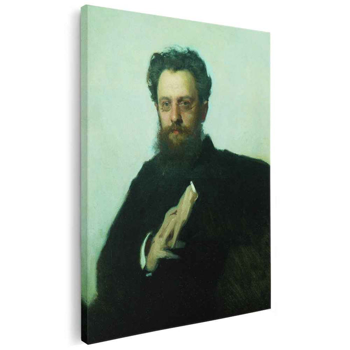 Adrian Viktorovich Prahova portrait, art historian and art critic by Ivan Kramskoy
