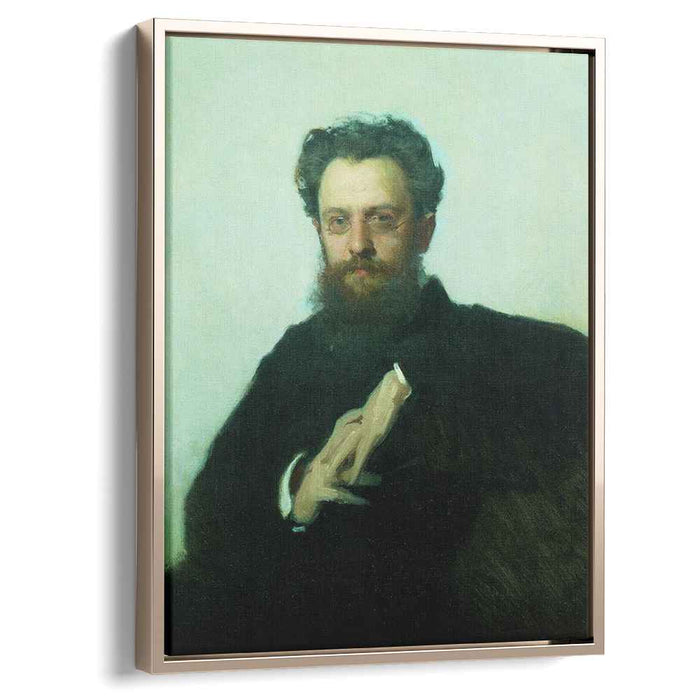 Adrian Viktorovich Prahova portrait, art historian and art critic by Ivan Kramskoy