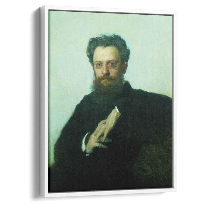 Adrian Viktorovich Prahova portrait, art historian and art critic by Ivan Kramskoy