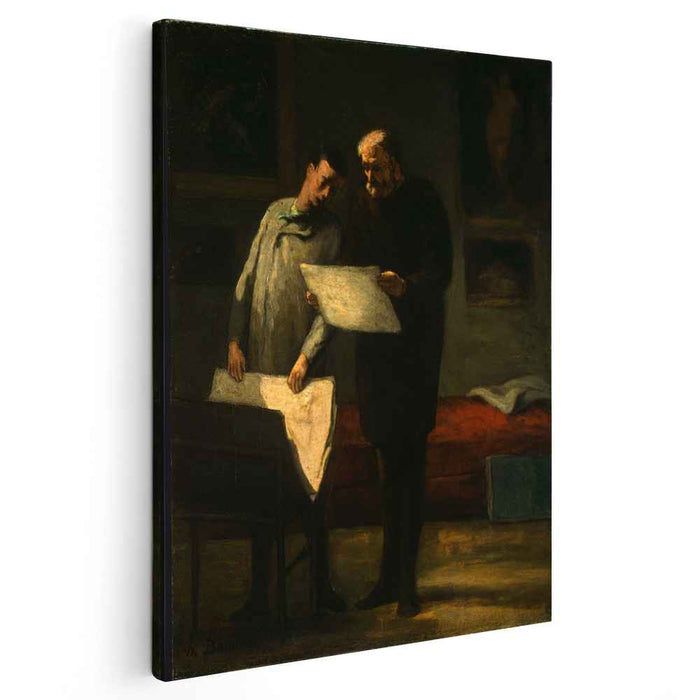 Advice to a Young Artist (1860) by Honore Daumier