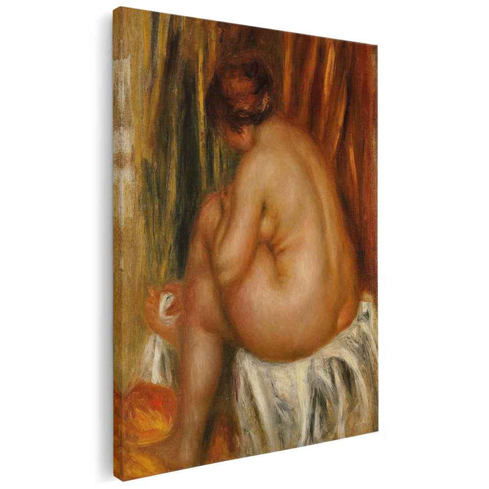 After Bathing (nude study) (1910) by Pierre-Auguste Renoir