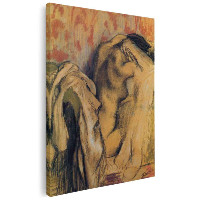 After Bathing, Woman Drying Herself by Edgar Degas