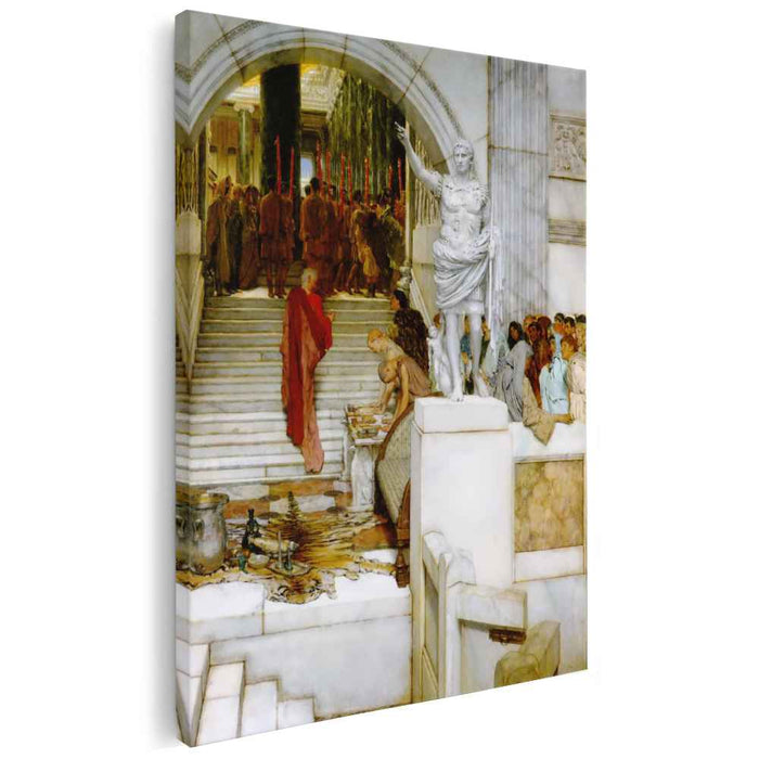 After the Audience (1879) by Sir Lawrence Alma-Tadema