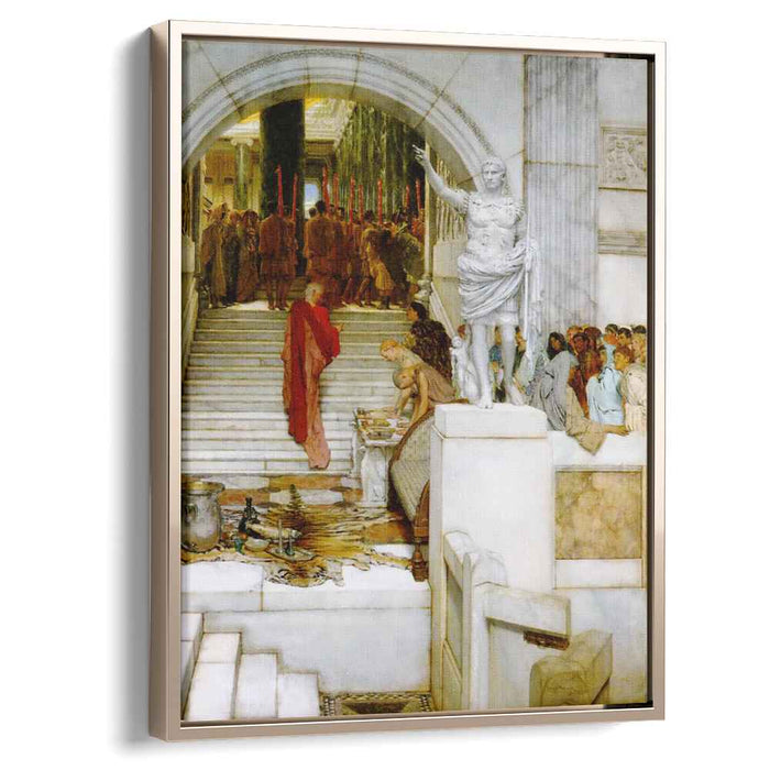 After the Audience (1879) by Sir Lawrence Alma-Tadema