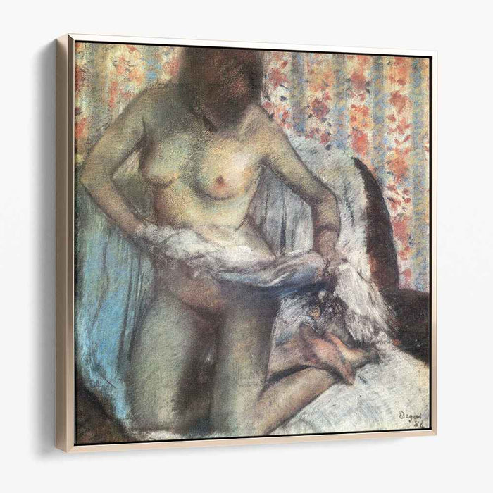 After the Bath (1884) by Edgar Degas