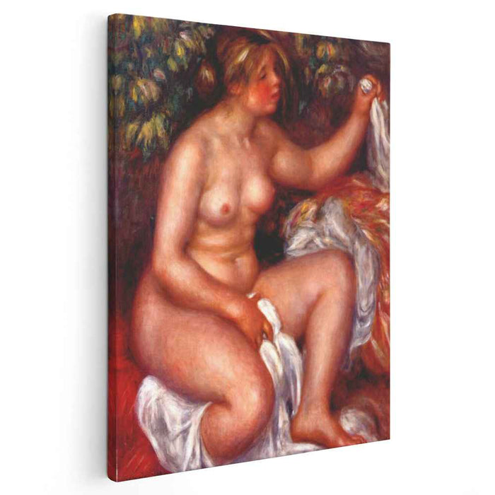 After the bath (1910) by Pierre-Auguste Renoir