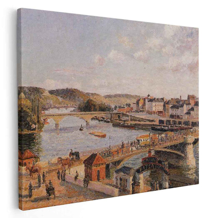 Afternoon, Sun, Rouen by Camille Pissarro