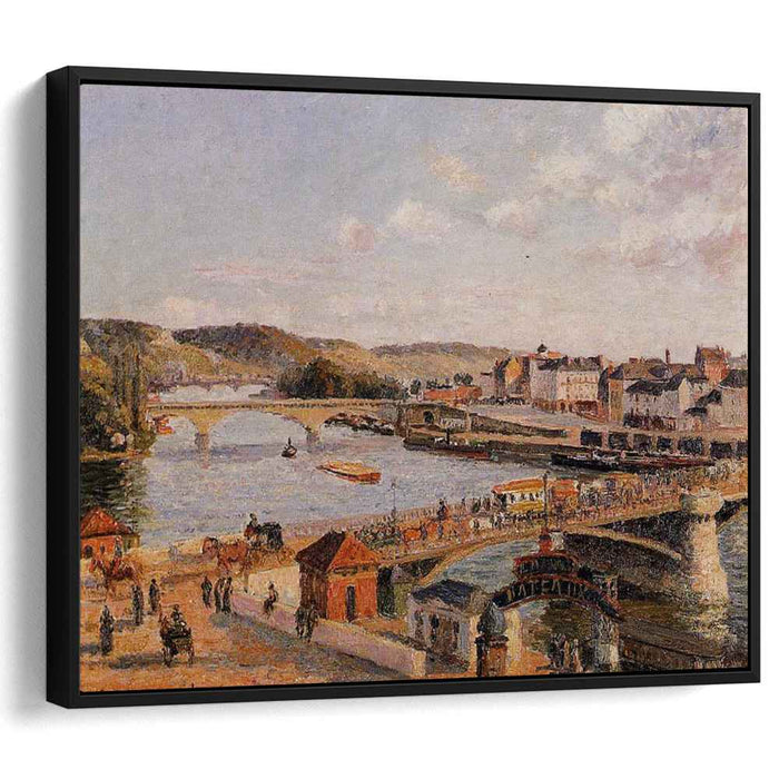 Afternoon, Sun, Rouen by Camille Pissarro