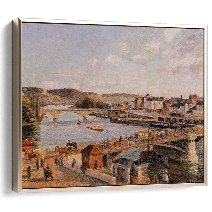 Afternoon, Sun, Rouen by Camille Pissarro